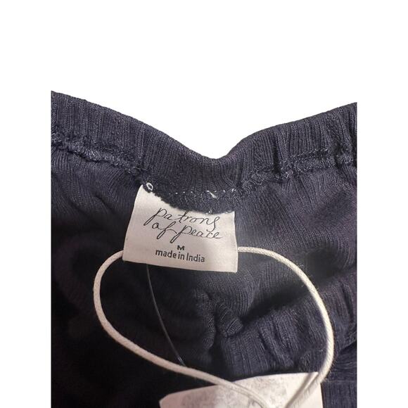 Patrons of Peace Navy Blue Smocked Crop Top Size Medium NWT - Picture 4 of 7